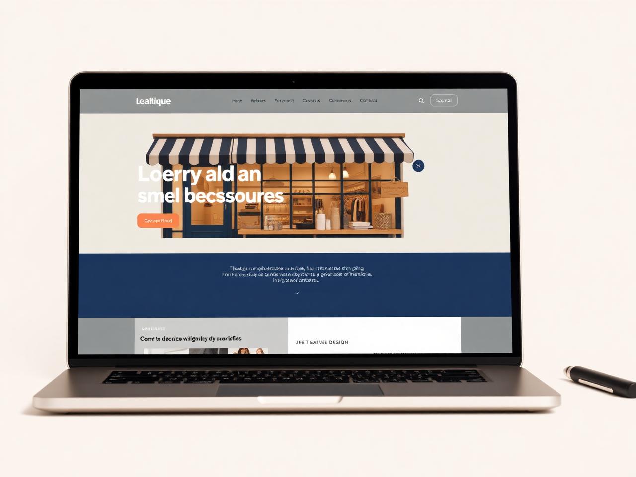 Webseite für Boutique Anna