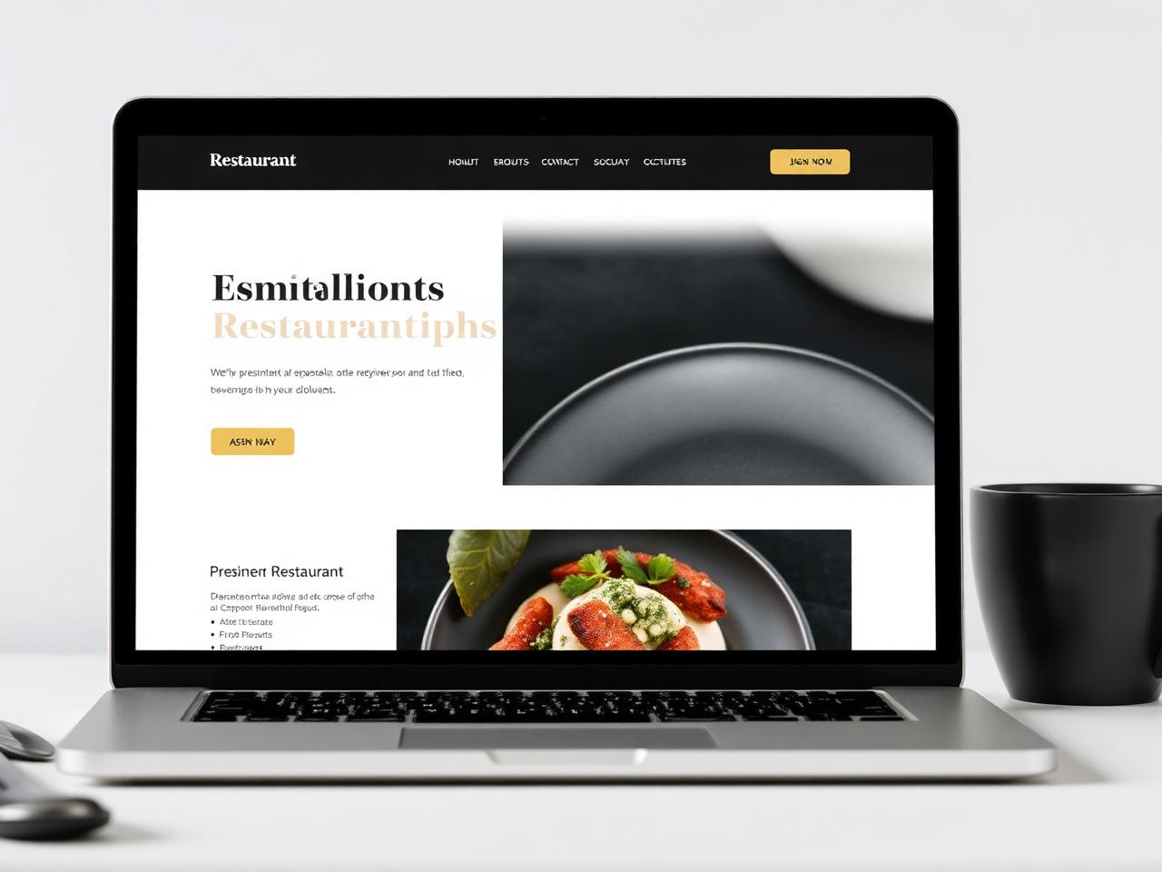Webseite für Trattoria Verde